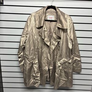 Jou Jou Women's Tan Trench Coat